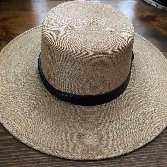 Leah Palma Wide Flat Brim cordobes Hat - Picture 3 of 11